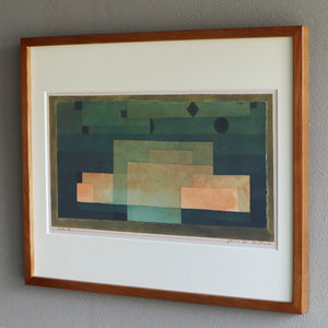 パウル・クレー「神殿の上の大空」アートポスター（フレーム付き） / Paul Klee “The Firmament Above the Temple (1922)” 絵画・名画［額入り］3
