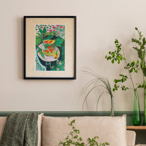 アンリ・マティス 「金魚」アートポスター（フレーム付き） / Henri Matisse “The Goldfish”名画・絵画［額入り］0