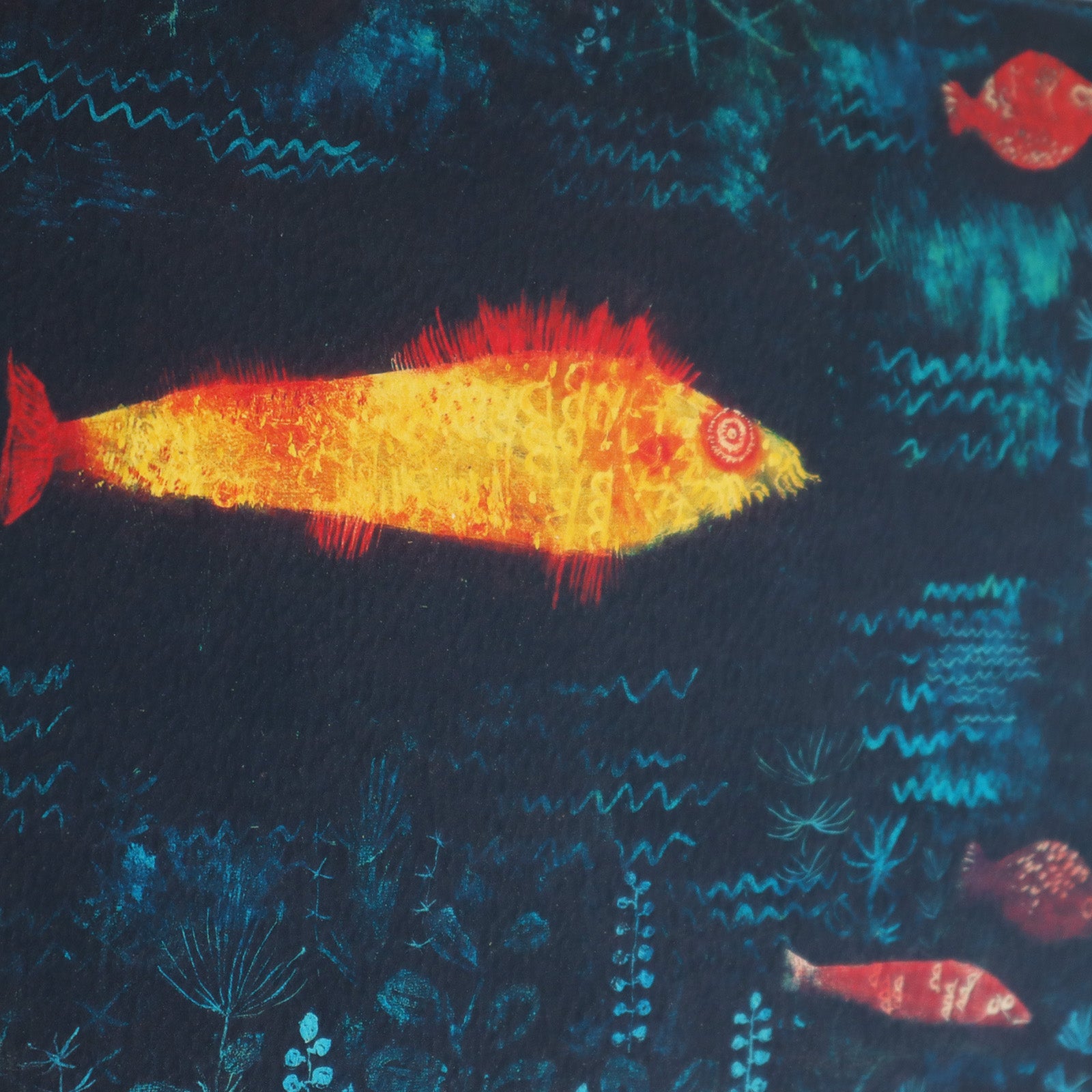 パウル・クレー「黄金の魚」アートポスター（フレーム付き） / Paul Klee “The Goldfish” 絵画・名画［額入り］4