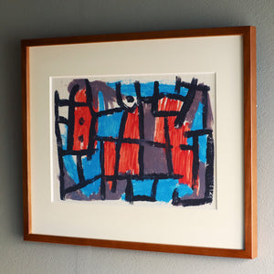 パウル・クレー「ある夜の前の時間」アートポスター（フレーム付き） / Paul Klee “The Hour Before One Night” 絵画・名画［額入り］3