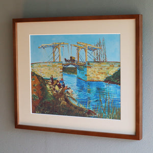 フィンセント・ファン・ゴッホ 「アルルの跳ね橋」アートポスター（フレーム付き）3