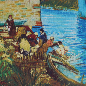 フィンセント・ファン・ゴッホ 「アルルの跳ね橋」アートポスター（フレーム付き）5