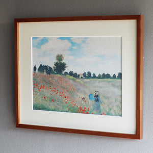 クロード・モネ 「アルジャントゥイユのひなげし」アートポスター（フレーム付き） / Claude Monet“The Poppy field near Argenteuil”名画・絵画［額入り］3