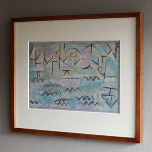 パウル・クレー「デュイスブルクのライン川」アートポスター（フレーム付き） / Paul Klee “The Rhine at Duisburg (1937)”絵画・名画［額入り］3
