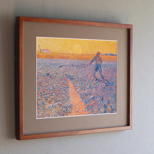 フィンセント・ファン・ゴッホ 「種を蒔く人」アートポスター（フレーム付き）2