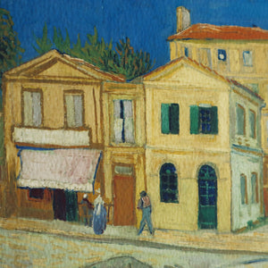 フィンセント・ファン・ゴッホ 「黄色い家（アルルのゴッホの家）」アートポスター（フレーム付き） 4