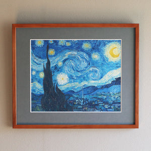 フィンセント・ファン・ゴッホ 「星月夜」アートポスター（フレーム付き）1