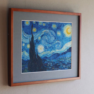 フィンセント・ファン・ゴッホ 「星月夜」アートポスター（フレーム付き）2