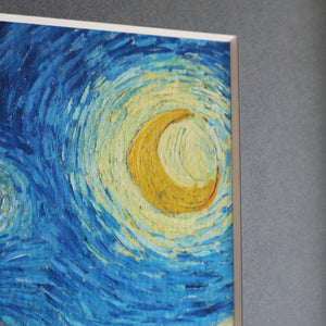 フィンセント・ファン・ゴッホ 「星月夜」アートポスター（フレーム付き）4