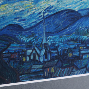 フィンセント・ファン・ゴッホ 「星月夜」アートポスター（フレーム付き）5