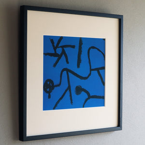 パウル・クレー「この星はお辞儀をさせる」アートポスター（フレーム付き） / Paul Klee “This star teaches bending”絵画・名画［額入り］2