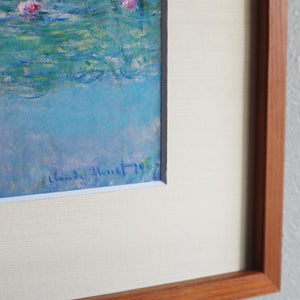 クロード・モネ 「睡蓮 1907年」アートポスター（フレーム付き） / Claude Monet“Water Lilies 1907”名画・絵画［額入り］8