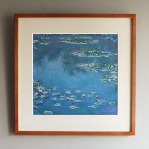 クロード・モネ 「睡蓮 1906年」アートポスター（フレーム付き） / Claude Monet“Water Lilies 1906”名画・絵画［額入り］1