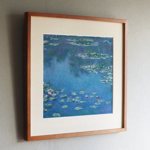 クロード・モネ 「睡蓮 1906年」アートポスター（フレーム付き） / Claude Monet“Water Lilies 1906”名画・絵画［額入り］2