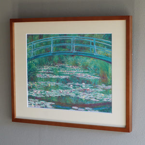 クロード・モネ 「ジヴェルニーの日本の橋と睡蓮の池 1899年」アートポスター（フレーム付き） / Claude Monet“Water Lilies and Japanese Bridge at Giverny”名画・絵画［額入り］3