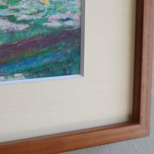 クロード・モネ 「ジヴェルニーの日本の橋と睡蓮の池 1899年」アートポスター（フレーム付き） / Claude Monet“Water Lilies and Japanese Bridge at Giverny”名画・絵画［額入り］6