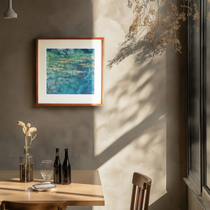 クロード・モネ 「睡蓮の池 1904年」アートポスター（フレーム付き） / Claude Monet“Water lily pond”名画・絵画［額入り］0