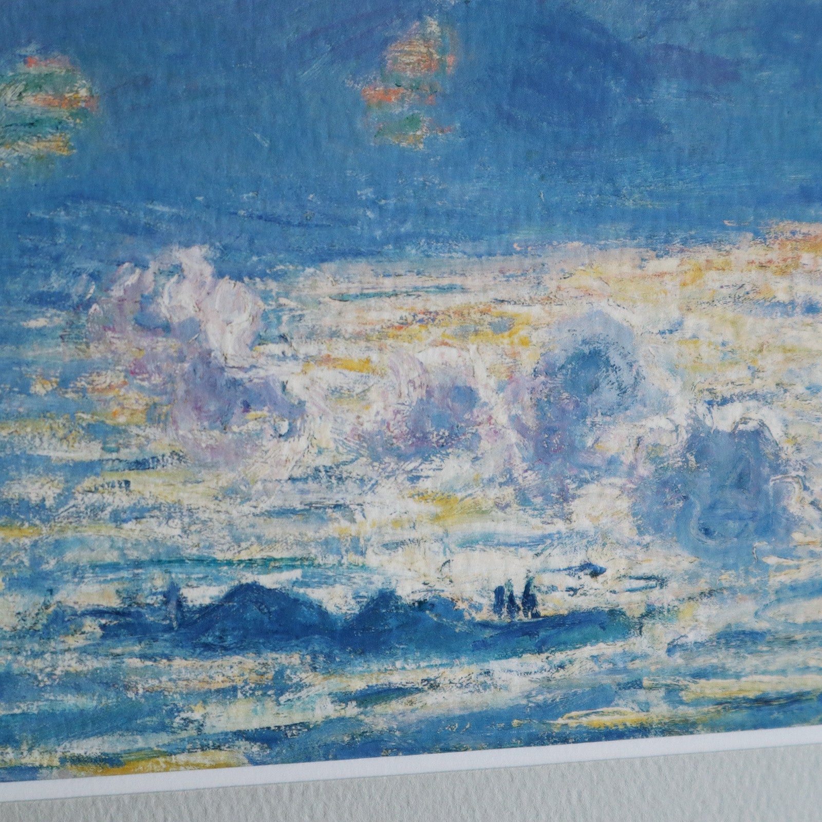 Claude Monet、WATERLOO BRIDGE、画集画、新品額装付 Claude Monet、WATERLOO BRIDGE、画集画、新品額装付 Waterloo