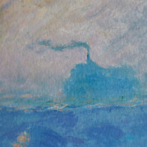 クロード・モネ 「ウォータールー橋」アートポスター（フレーム付き） / Claude Monet“Waterloo Bridge”名画・絵画［額入り］8