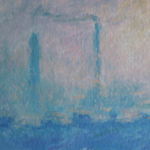 クロード・モネ 「ウォータールー橋」アートポスター（フレーム付き） / Claude Monet“Waterloo Bridge”名画・絵画［額入り］7