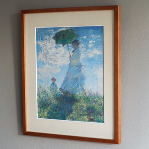 クロード・モネ 「散歩、日傘をさす女性」アートポスター（フレーム付き） / Claude Monet“Woman with a Parasol - Madame Monet and Her Son”名画・絵画［額入り］3