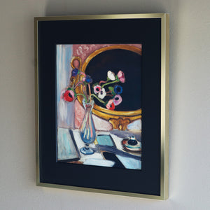アンリ・マティス 「黒い鏡のアネモネ」アートポスター（フレーム付き） /  Henri Matisse “Anémones au miroir noir (1919)” 絵画・名画［額入り］3
