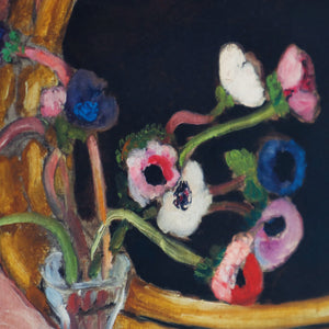 アンリ・マティス 「黒い鏡のアネモネ」アートポスター（フレーム付き） /  Henri Matisse “Anémones au miroir noir (1919)” 絵画・名画［額入り］4