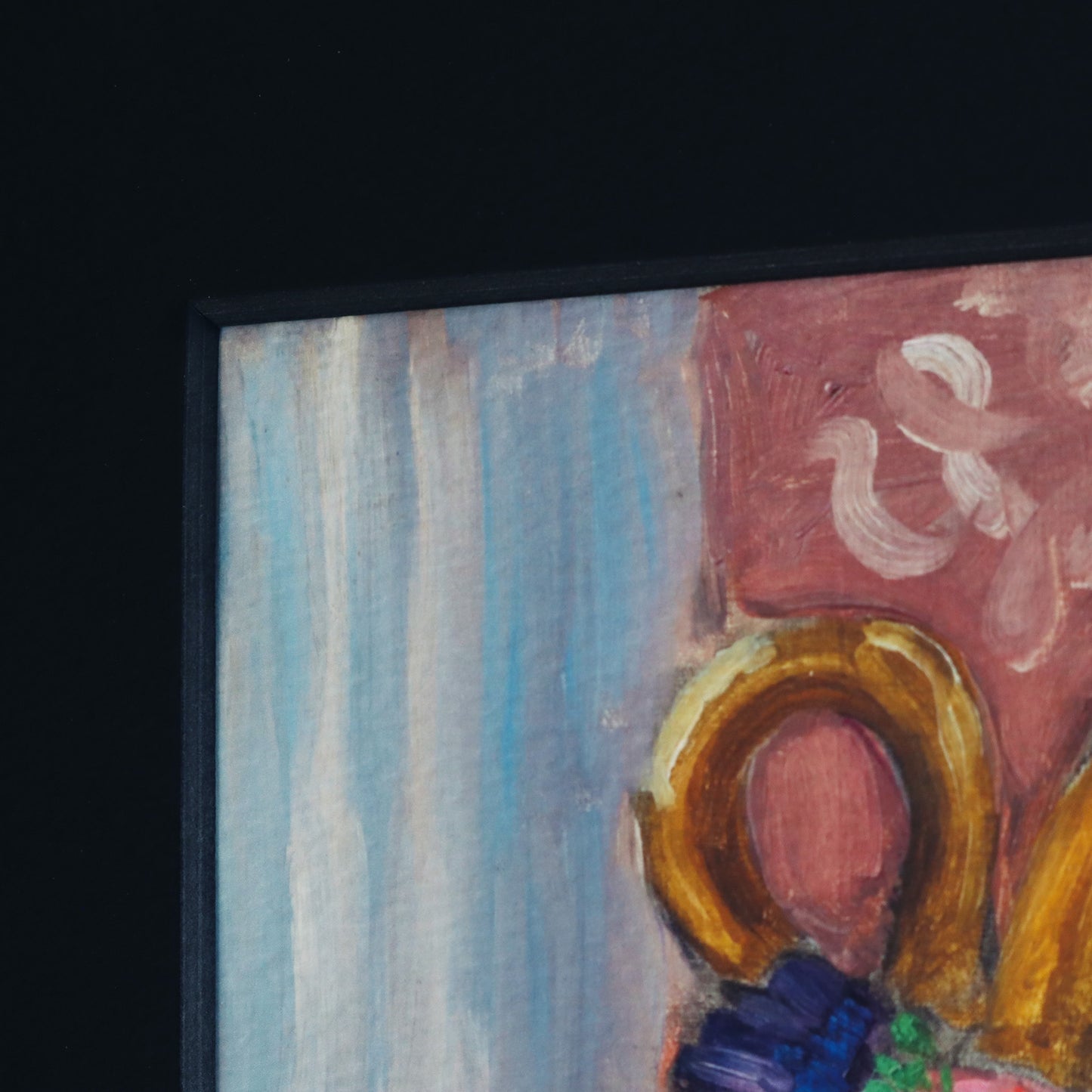 アンリ・マティス 「黒い鏡のアネモネ」アートポスター（フレーム付き） /  Henri Matisse “Anémones au miroir noir (1919)” 絵画・名画［額入り］6