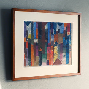 パウル・クレー「ビフォア・ザ・タウン」アートポスター（フレーム付き） / Paul Klee “Before the town”絵画・名画［額入り］2