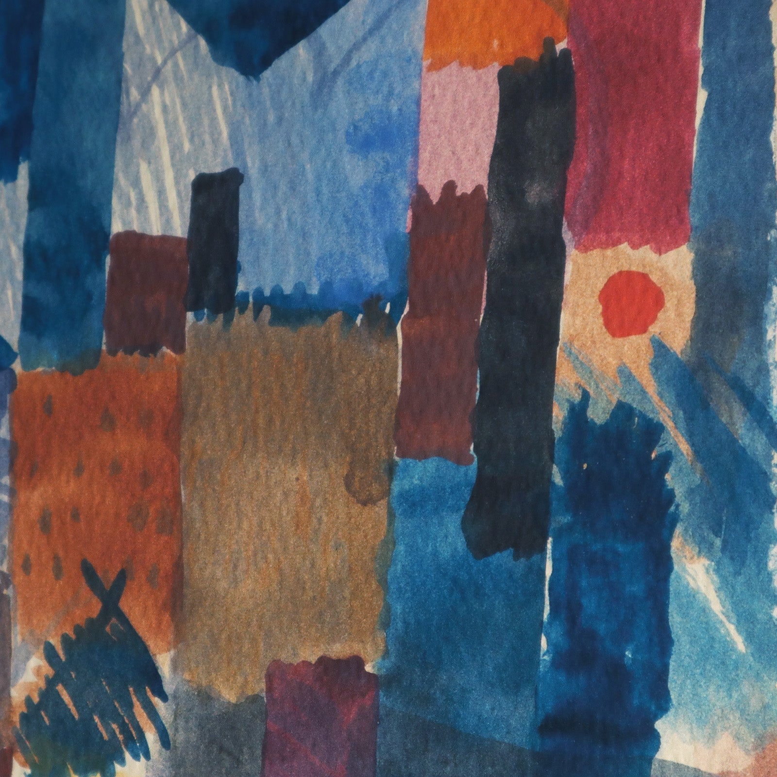 パウル・クレー「ビフォア・ザ・タウン」アートポスター（フレーム付き） / Paul Klee “Before the town”絵画・名画［額入り］5