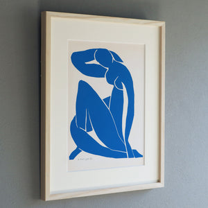 アンリ・マティス 「ブルーヌード II」アートポスター（フレーム付き） /  Henri Matisse “Blue Nude II” 絵画・名画［額入り］2