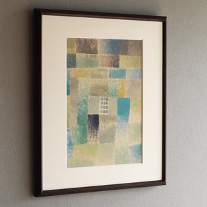 パウル・クレー「居留地の最初の家」アートポスター（フレーム付き） / Paul Klee “First house of a settlement” 絵画・名画［額入り］2