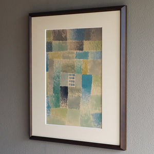 パウル・クレー「居留地の最初の家」アートポスター（フレーム付き） / Paul Klee “First house of a settlement” 絵画・名画［額入り］3