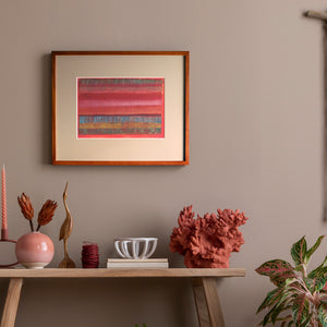 パウル・クレー「平らな風景」アートポスター（フレーム付き） / Paul Klee “Flat Landscape”絵画・名画［額入り］0