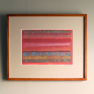 パウル・クレー「平らな風景」アートポスター（フレーム付き） / Paul Klee “Flat Landscape”絵画・名画［額入り］1