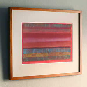 パウル・クレー「平らな風景」アートポスター（フレーム付き） / Paul Klee “Flat Landscape”絵画・名画［額入り］2