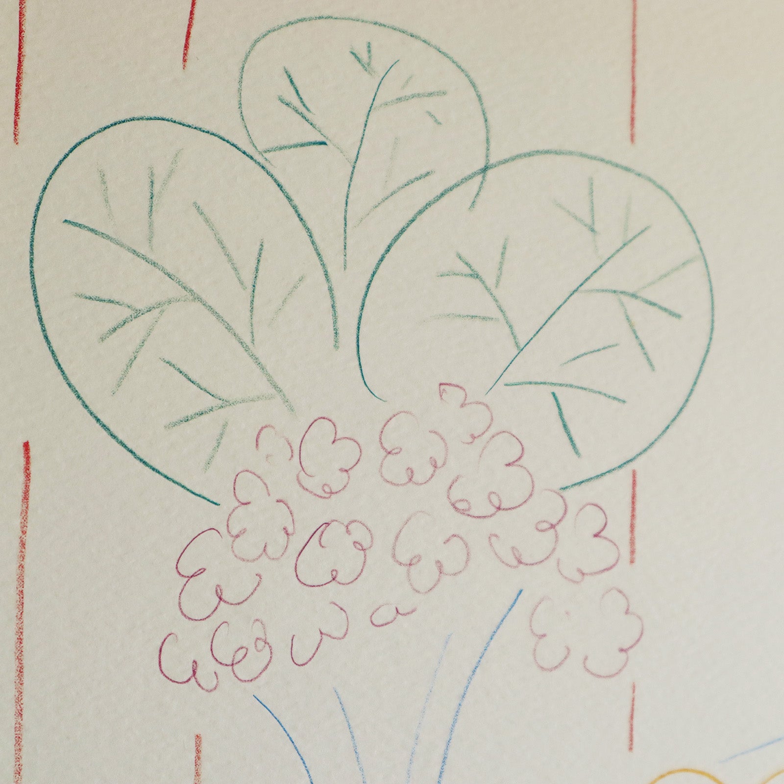 アンリ・マティス 「花と果実、縞模様の背景」アートポスター（フレーム付き） /  Henri Matisse “Fleurs et fruits, fond rayé (1942-44)” 絵画・名画［額入り］4