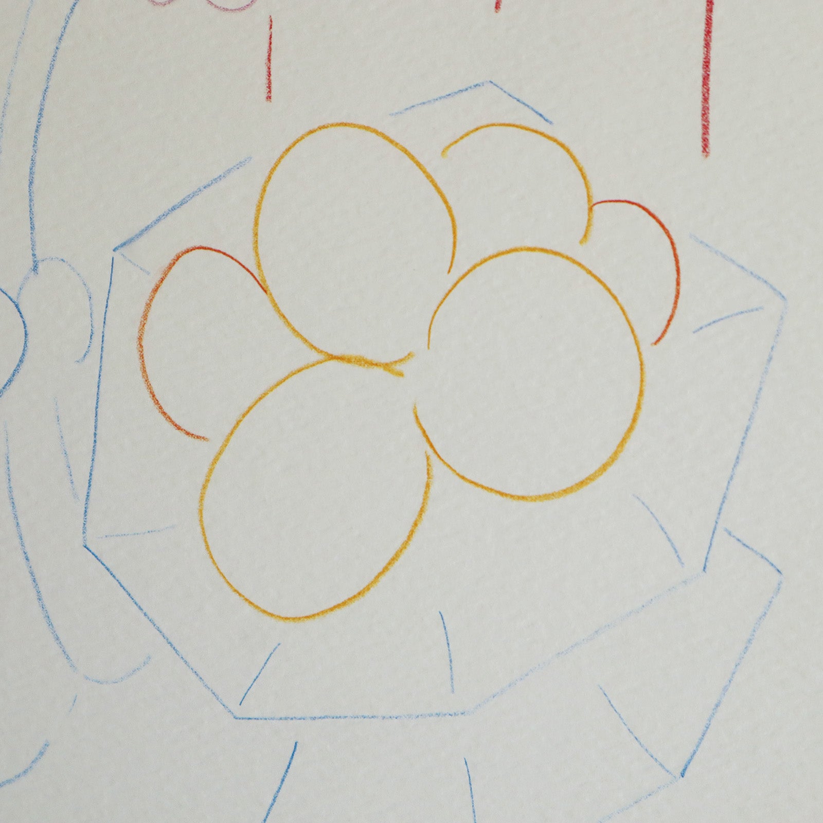 アンリ・マティス 「花と果実、縞模様の背景」アートポスター（フレーム付き） /  Henri Matisse “Fleurs et fruits, fond rayé (1942-44)” 絵画・名画［額入り］5