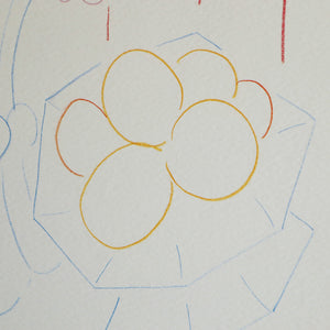 アンリ・マティス 「花と果実、縞模様の背景」アートポスター（フレーム付き） /  Henri Matisse “Fleurs et fruits, fond rayé (1942-44)” 絵画・名画［額入り］5