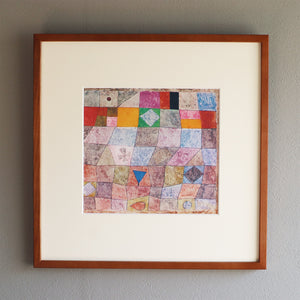 パウル・クレー「快い遊び」アートポスター（フレーム付き） / Paul Klee “Freundiches Spiel”絵画・名画［額入り］1