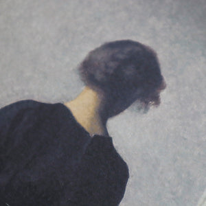 ヴィルヘルム・ハマスホイ 「背を向けた若い女性のいる室内」アートポスター（フレーム付き）絵画・名画［額入り］4