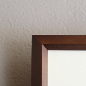 ヴィルヘルム・ハマスホイ 「背を向けた若い女性のいる室内」アートポスター（フレーム付き） / Vilhelm Hammershøi “Interior with Young Woman Seen from Behind”絵画・名画［額入り］