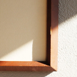 ヴィルヘルム・ハマスホイ 「ストランゲーゼからの日差しの差し込む部屋」アートポスター（ヴィンテージフレーム付き） / Vilhelm Hammershøi “Interior from Strandgade with Sunlight on the Floor” 絵画・名画［額入り］