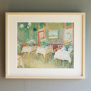 フィンセント・ファン・ゴッホ 「レストランの内部」アートポスター（フレーム付き）1
