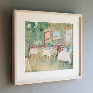 フィンセント・ファン・ゴッホ 「レストランの内部」アートポスター（フレーム付き）2