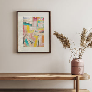 パウル・クレー「色づけされた角」アートポスター（フレーム付き） / Paul Klee “Colored horns” 絵画・名画［額入り］0