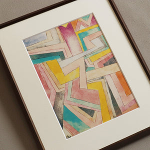 パウル・クレー「色づけされた角」アートポスター（フレーム付き） / Paul Klee “Colored horns” 絵画・名画［額入り］5