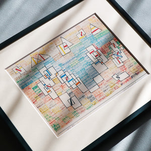 パウル・クレー「プロヴァンスの海岸 6」アートポスター（フレーム付き） / Paul Klee “Côte de Provence 6” 絵画・名画［額入り］5