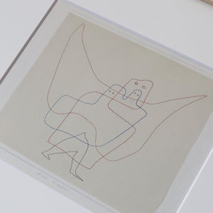 パウル・クレー「天使たちに護られて」 アートポスター（フレーム付き ）絵画・名画［額入り］2