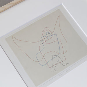 パウル・クレー「天使たちに護られて」 アートポスター（フレーム付き ）絵画・名画［額入り］3